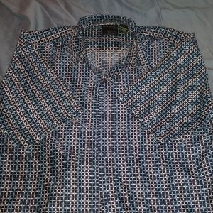 Address unknown button up shirt